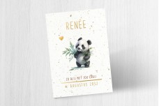 Kleine panda met blaadjes vast Kleine panda met blaadjes vast